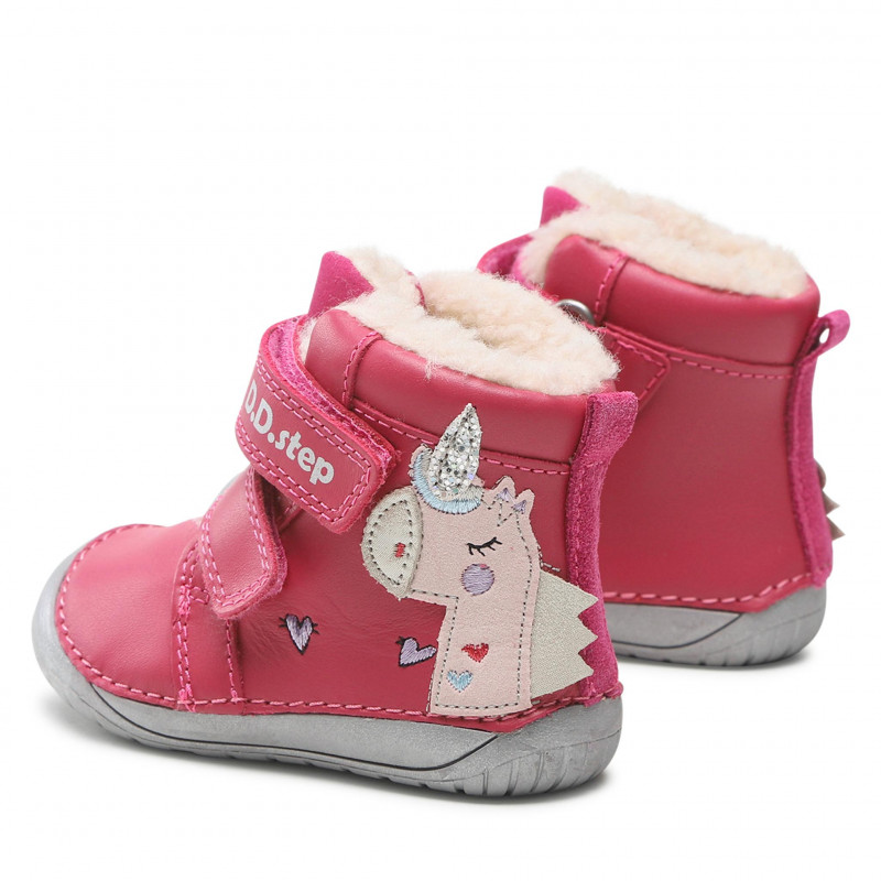 D.D.Step Zimní Barefoot obuv W070-328A - vel.20