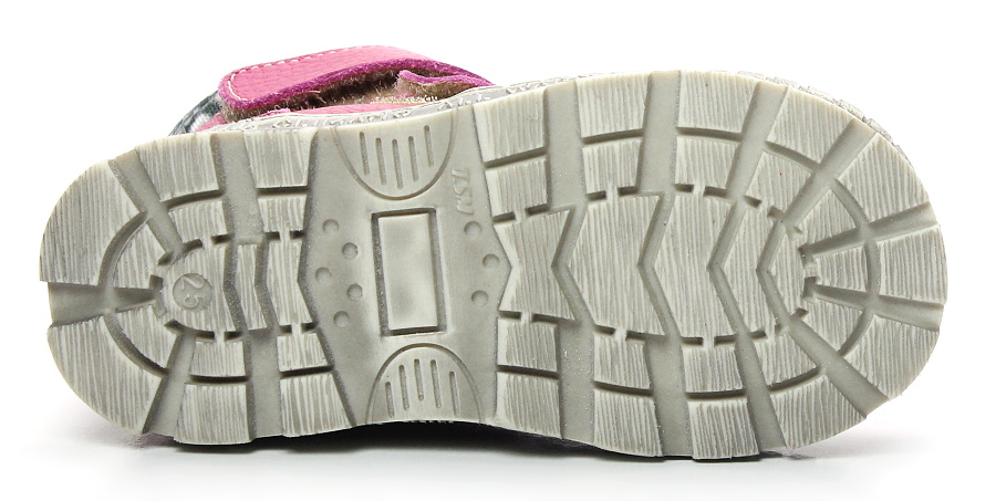 Pegres Zimní obuv 1700-růžová - vel.23