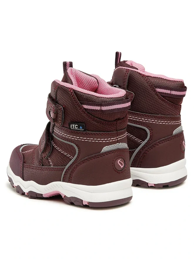 LEAF Zimní obuv s membránou Siljan 101A Lilac - vel.27