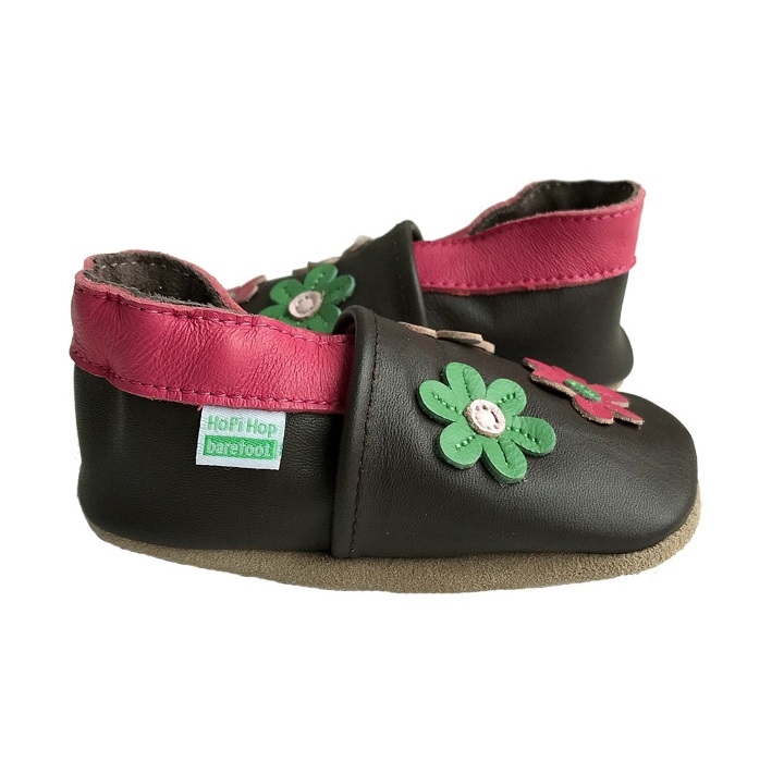 Hopi Hop Kožené capáčky barefootové  - Večerní louka - vel. L