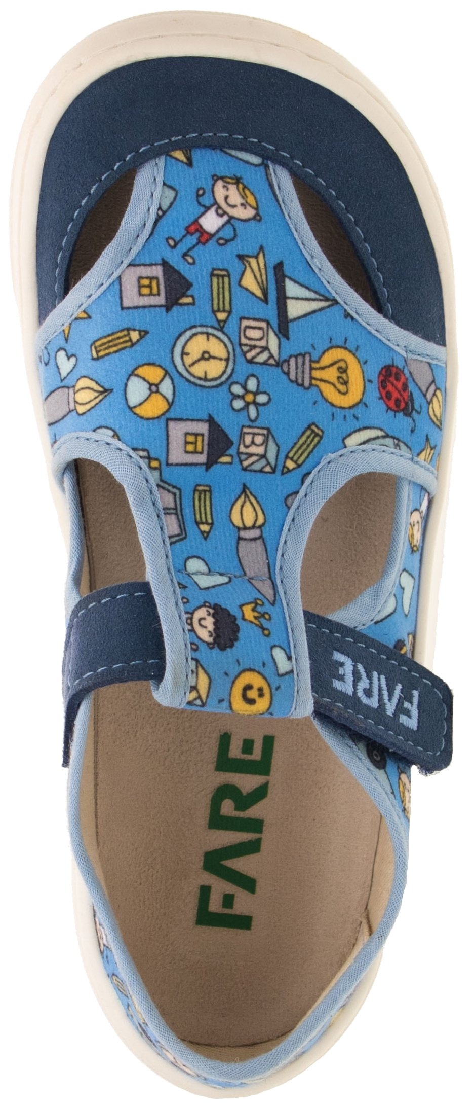 Fare Mid-Wide Domácí obuv 7002401 - vel.25