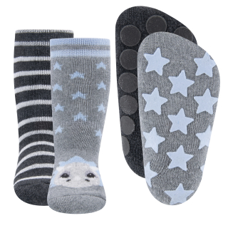 Ewers Dětské ponožky s protiskluzem 2pack 225071 - vel.27-30