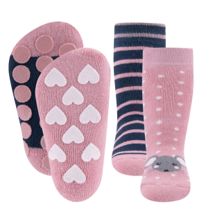 Ewers Dětské ponožky s protiskluzem 2pack 225068 - vel.27-30