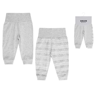 BOLEY Dětské bavlněné tepláčky 6371001 - vel.68